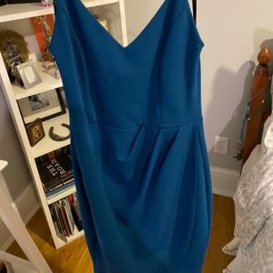 Lulus spaghetti strap blue dress